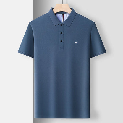 Men's Casual Fashion Polo Shirt Breathable and Comfortable Embroidered Top - Ellianto fashion Men's