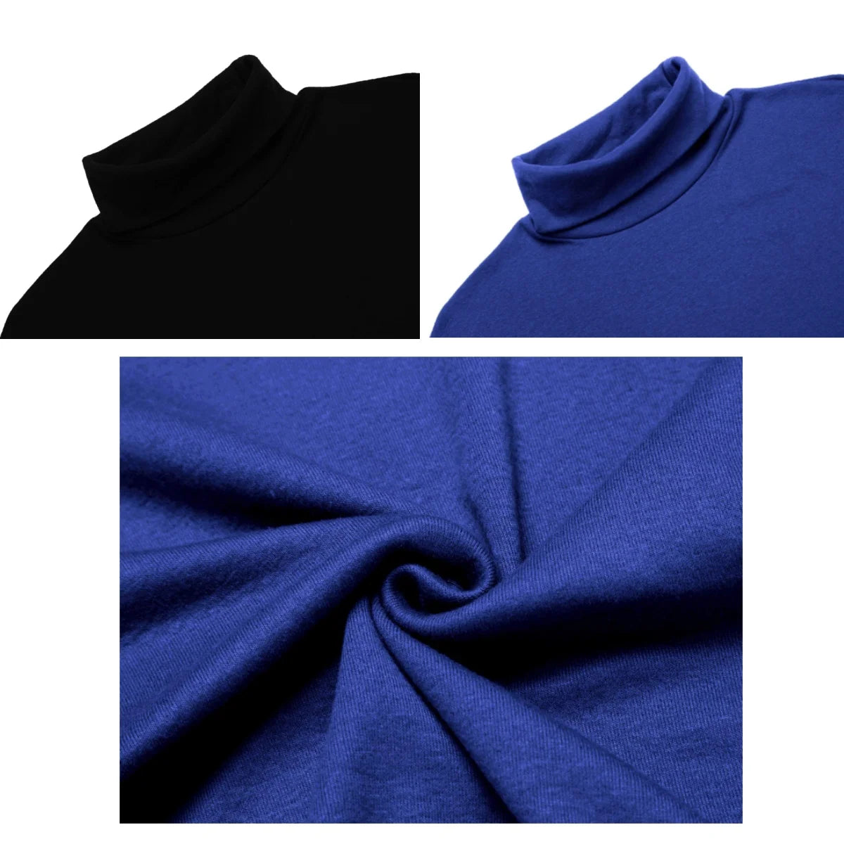 Thermal Underwear Tops Men Spring Clothes Thermal Shirt Autumn Men's Winter Tights High Neck Thin Slim Fit Long Sleeve T-shirt - Ellianto fashion Men's