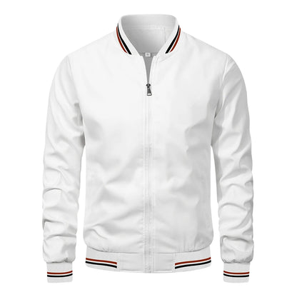 Spring Summer Bomber Jacket Men Black Casual Slim Fit Baseball Mens Jackets New Autumn Fashion High Quality Jackets for Men - Ellianto fashion Men's