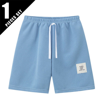 1/3 Pcs men Basic Joker Shorts Boy Leisure Sports Tether Pants Girl Fashion Comfortable Multicolor Combination Hot Pants - Ellianto fashion Men's