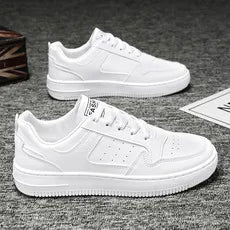 Men's Shoes Explosion Thick Soled Leather Small White Shoes Men's Trendy Shoes with Fashion Board Shoes Street Casual Shoes - Ellianto fashion Men's
