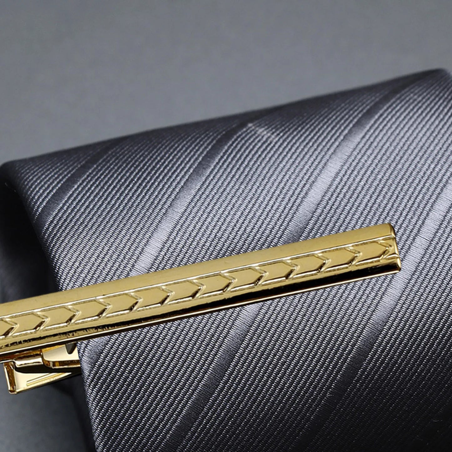 Metal Gold Color Tie Clip For Men Wedding Necktie Tie Clasp Clip Exquisite Gentleman Ties Business Tie Pin Men's Accessories - Ellianto fashion Men's