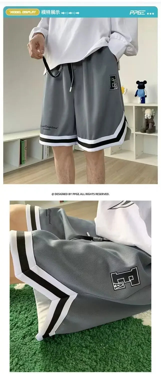 New Arriavl Summer Chicago Baskerball Pants Jersey West Coast Culture Beach Shorts Fitness Sports Training Gym Shorts Men - Ellianto fashion Men's
