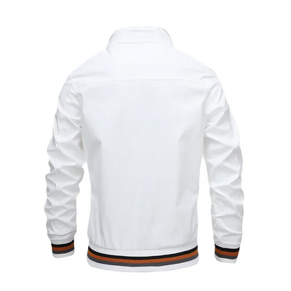 High End Embroidered CAMEL High-quality Men's Zippered Jacket, Spring and Autumn Fashionable Casual Outdoor Sports Jacket Top - Ellianto fashion Men's