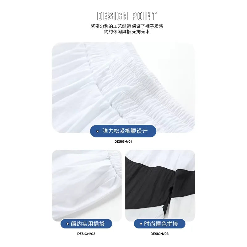 Nike Black Navy Fashion Cool Breathable Men Spring Summer Quick Drying Casual Short Pants Exercise Shorts Male Streetwear - Ellianto fashion Men's