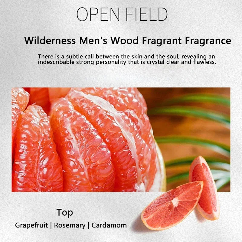 Wild Perfume For Man Spray Flirting Pheromone Long Lasting Irresistible Floral Fruity Light Fragrance Gentleman Portable Perfume - Ellianto fashion Men's