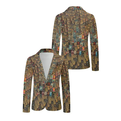 Exotic Style Slim Fit Blazers Men's Elegent Wedding Suit One Buttons Handsome Blazer Masculino Casual Coat Lightweight Jacket - Ellianto fashion Men's