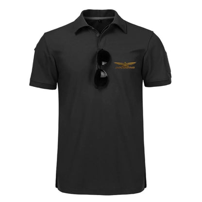 Men Polo Short Sleeve POLOS Sports Fitness Shirts T-Shirt Mesh Tshirt Goldwing GL1800 Japan Motocycles Lapel Tops Tee POLOS - Ellianto fashion Men's