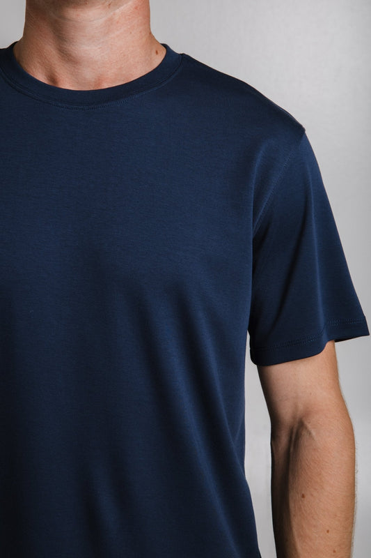 Heavy T-shirt - Navy Blue - Ellianto fashion Men's